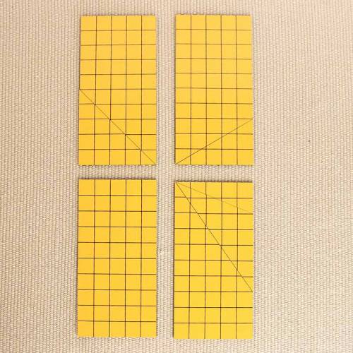 Triangoli gialli per area*