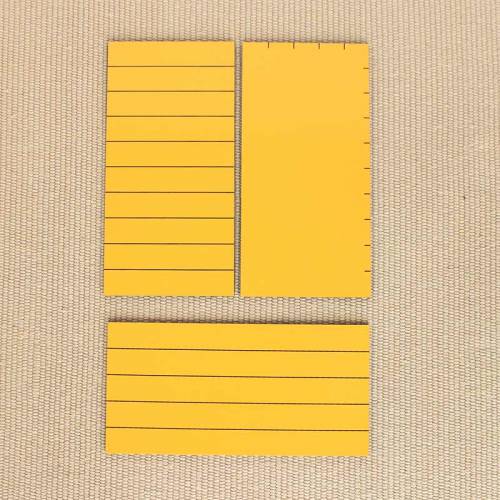 Triangoli gialli per area*