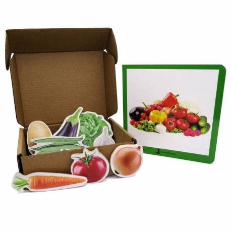 Imanes de bambú - Hortalizas Nowordbooks De 1 a 3 años