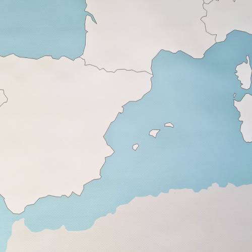 Mapa Político de Europa en lona 65 x 50  Continentes y países