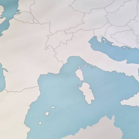 Mapa Político de Europa en lona Made in Spain Geografía 2