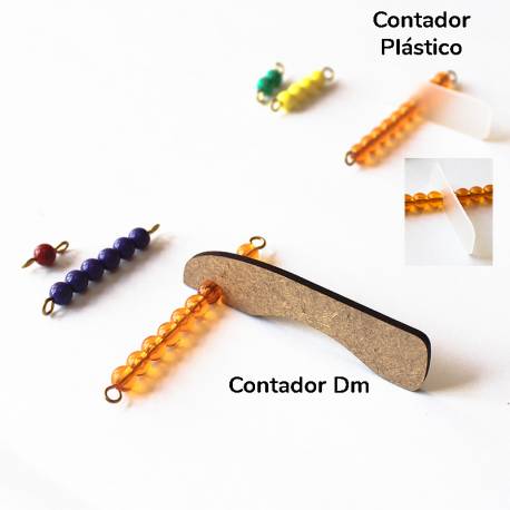 Contador de perlas en plástico Made in Spain Contar del 0 al 100 2