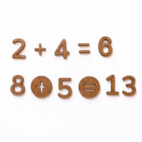 Pack de números y signos en DM Made in Spain Sumar y Restar