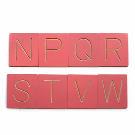 Lettere Mayuscula in Sud America Montessori