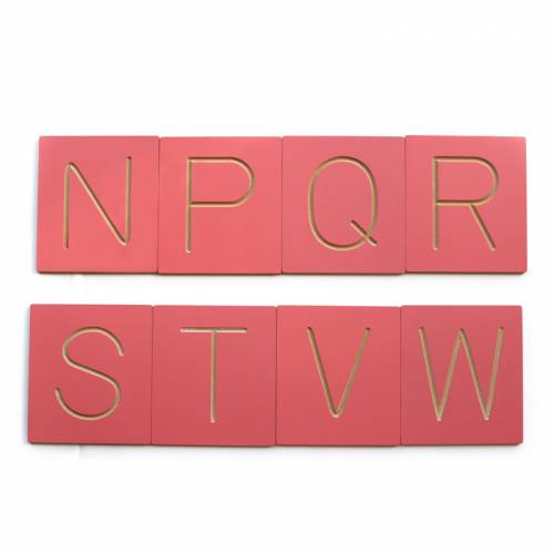 Lettere Mayuscula in Sud America Montessori