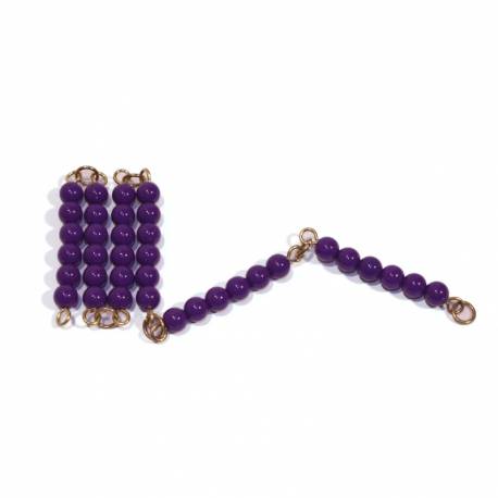 Cadenas de perlas - cortas Montessori para todos Sistema Decimal