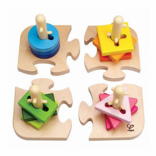 Puzzle creativo de clavijas Hape Toys Puzzles