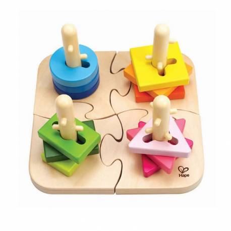 Puzzle creativo con picchetti