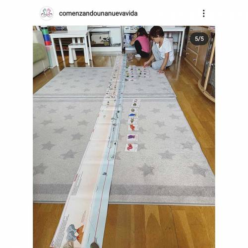 Linee di tempo Lona Montessori (4 metri)