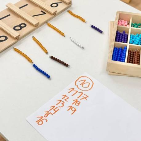 Tablas de Seguín Montessori para todos Contar del 0 al 100