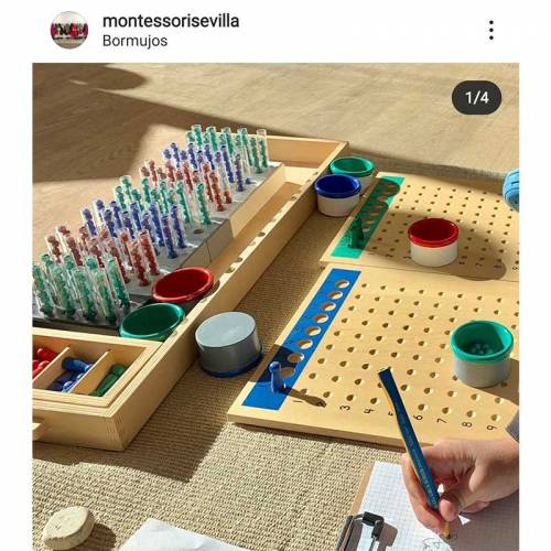 División larga Montessori para todos Operaciones Básicas