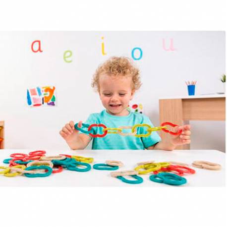 Eco chains - Set de eslabones Miniland De 1 a 3 años 2