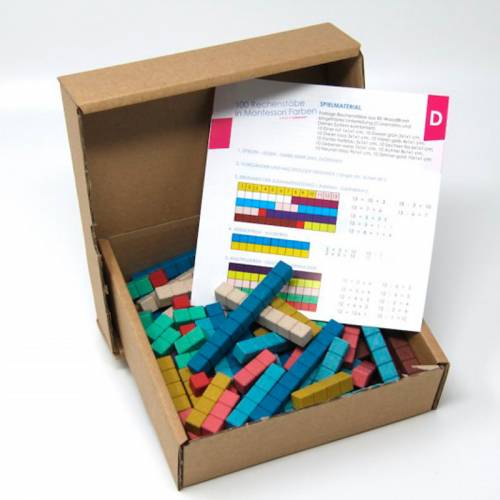 Confezione regletas montessori Rewood