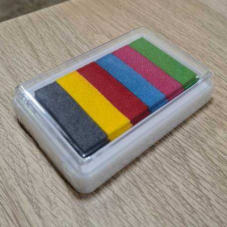 Tampón para huellas de colores  Manualidades