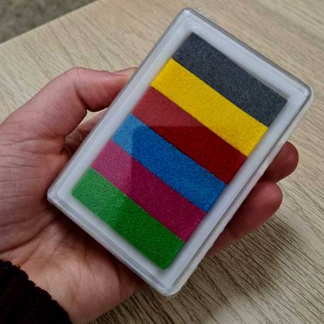 Tampón para huellas de colores  Manualidades 2