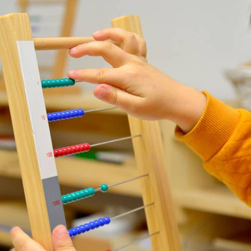 Ábaco montessori grande Montessori para todos Sistema Decimal