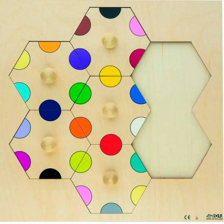 Puzzle punti colore 7 pezzi