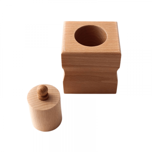 Cilindro con botón - unidad Montessori para todos Bebés