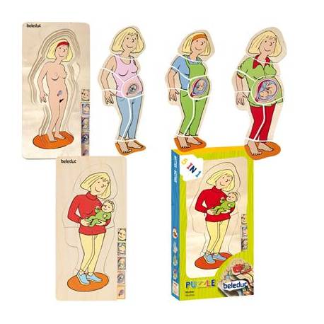 Puzzle del corpo umano - Donna incorporata