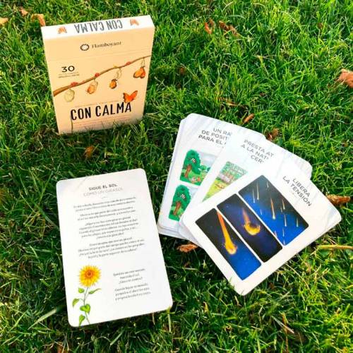 Juego de cartas con calma - Mindfulness  Educativos