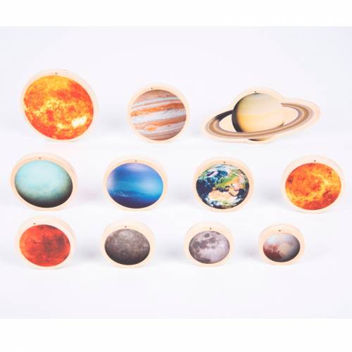 Sistema solare in legno