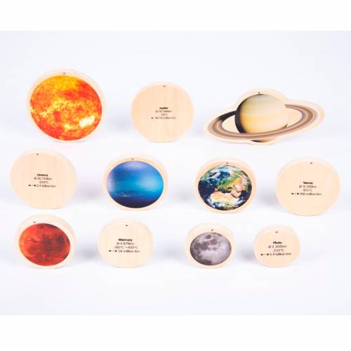 Sistema solare in legno