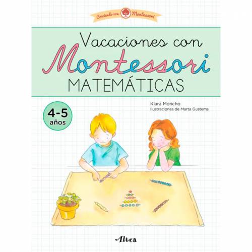 Vacaciones con Montessori matemáticas  Cuadernos Montessori para niños