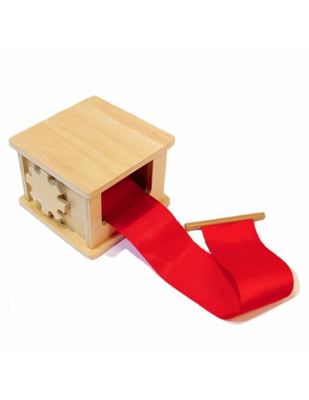 Scatola di stoffa arrotolabile Montessori