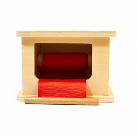 Scatola di stoffa arrotolabile Montessori