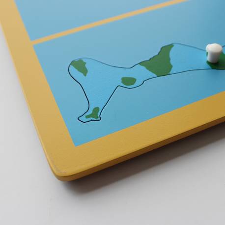 Mappa di Spagna Montessori CCAA