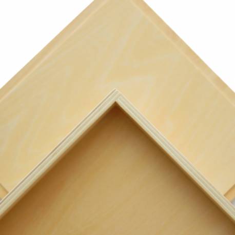 Scatola di legno quadrato 17 cm