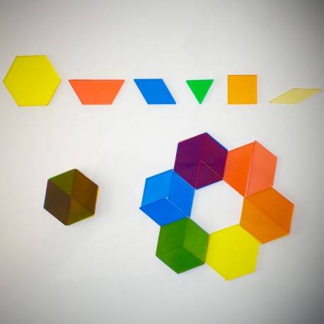 Forme geometriche traslucide