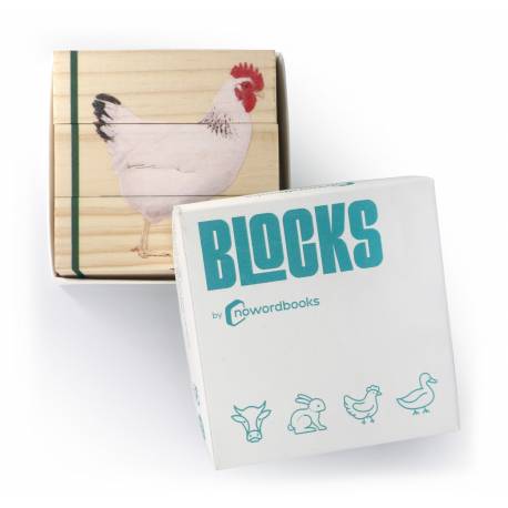 Blocks - Animales de la Granja Nowordbooks Primeros puzzles 2