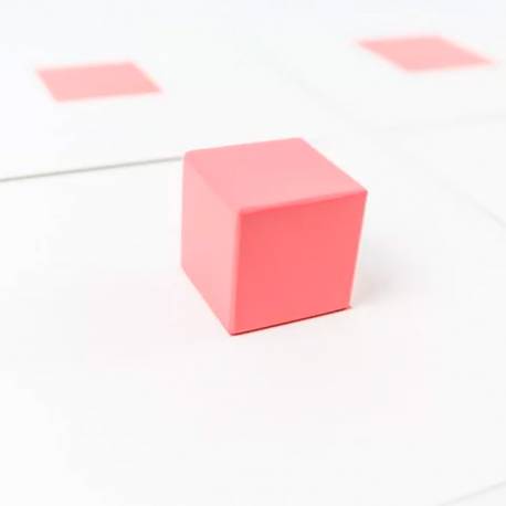 Tarjetas Torre Rosa Montessori para todos Sensorial