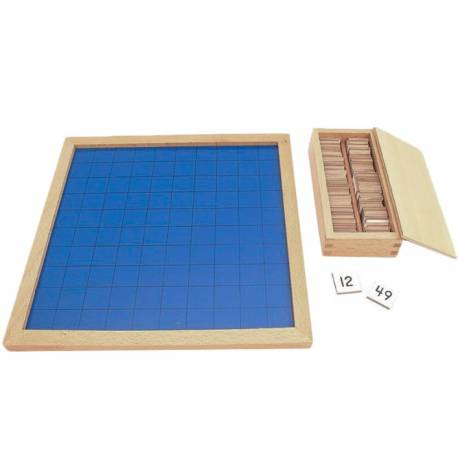 Tablero del 100 Montessori Montessori para todos Contar del 0 al 100