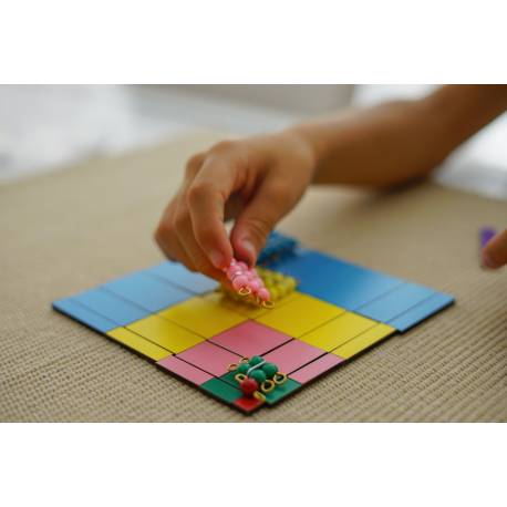 Tabla de pitágoras en madera sensorial Montessori para todos Sensorial