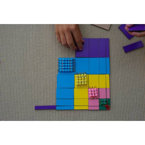 Tabla de pitágoras en madera sensorial Montessori para todos Sensorial