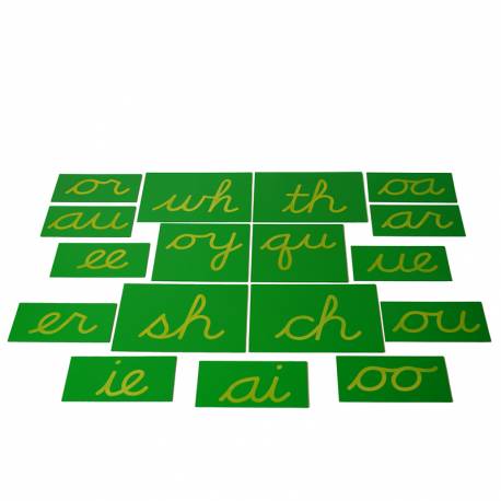 Lettere di maniglia DOBLE MINUSCULAS CURSIVA...