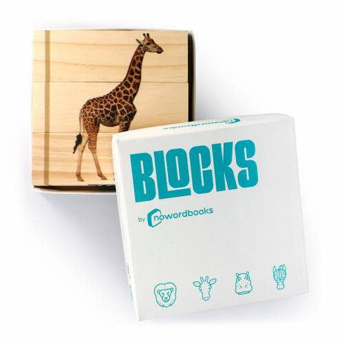 Blocks - Animales Salvajes Nowordbooks Primeros puzzles