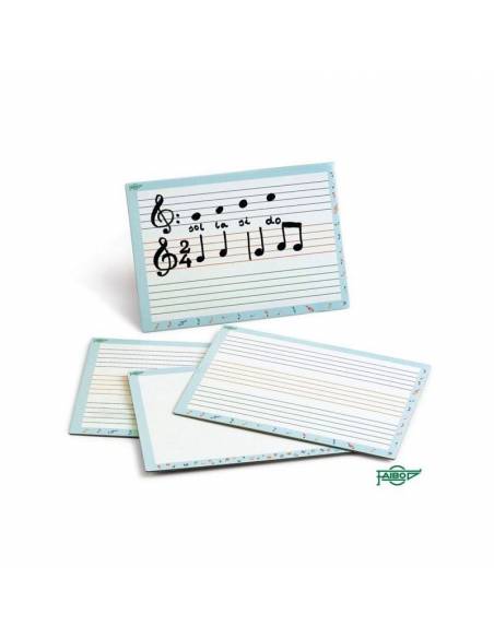 Pizarra blanca para educación musical 
