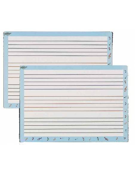 Pizarra blanca para educación musical 