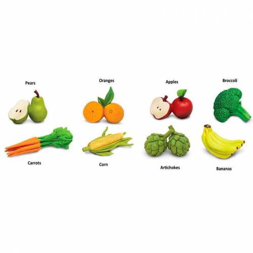 Frutas y verduras Safari LTD Toobs Conoce el mundo