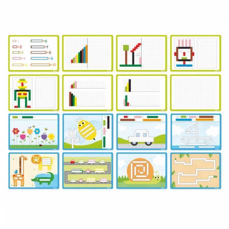 Gioco di Attività con strisce di legno