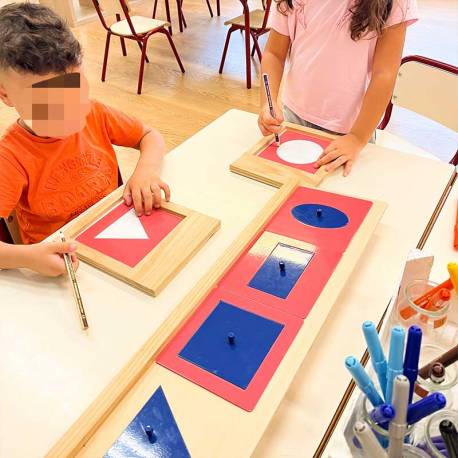 Resaques metálicos Montessori para todos Preescritura 2