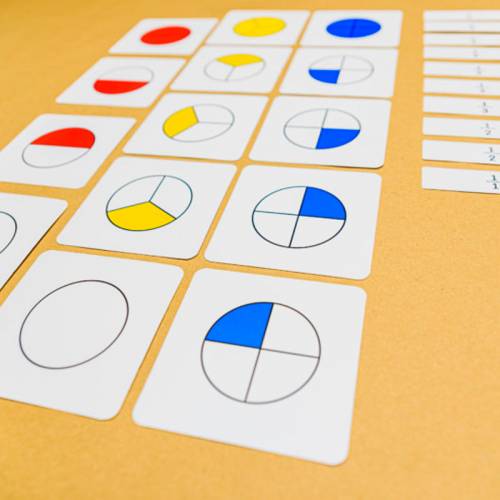 Carte per il bowling delle frazioni