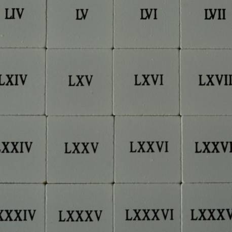 Numeri romani per tavola 100