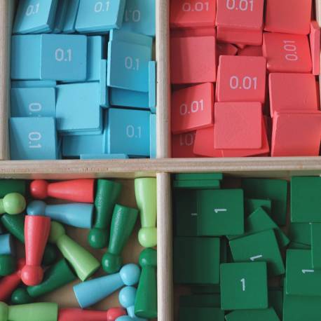 Gioco del sigillo decimale Montessori