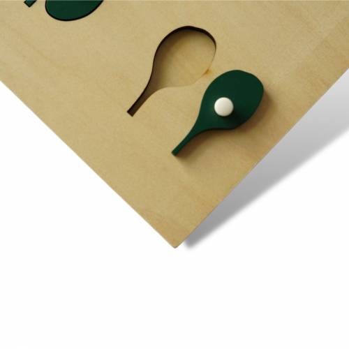 Puzzle 18 foglie botaniche Montessori