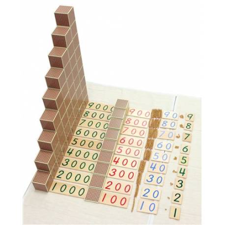 Cubos de 1000 (9 unidades) en madera