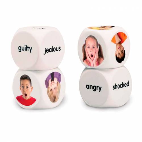 Dados de emociones inglés Henbea Lenguaje